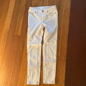 Super skinny white jeans from Gap